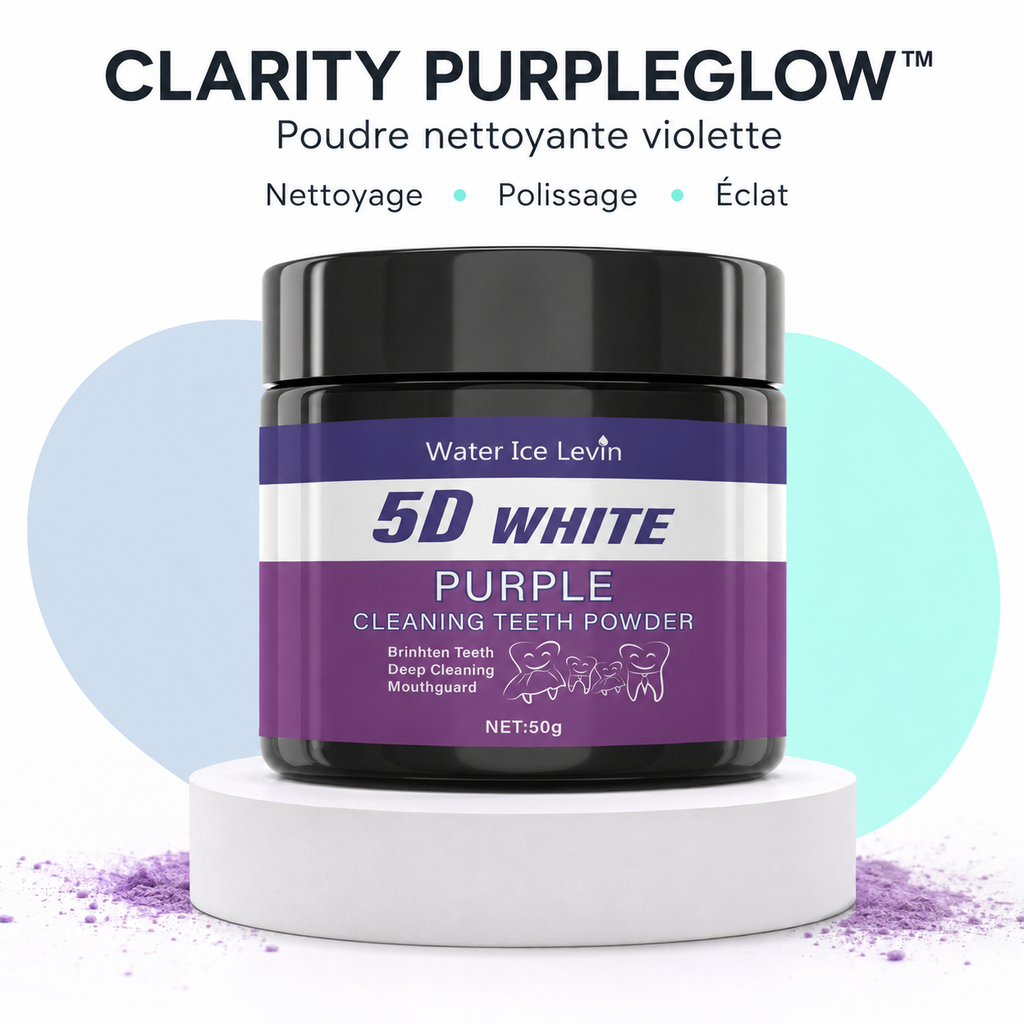 VioletClean – Poudre Nettoyante Dentaire Violette