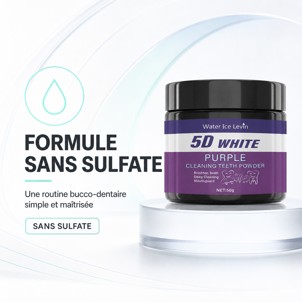 VioletClean – Poudre Nettoyante Dentaire Violette