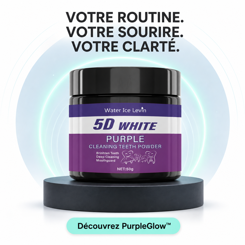 VioletClean – Poudre Nettoyante Dentaire Violette
