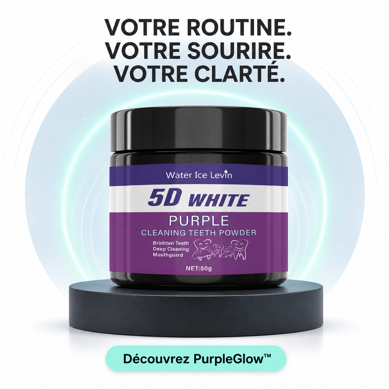 VioletClean – Poudre Nettoyante Dentaire Violette