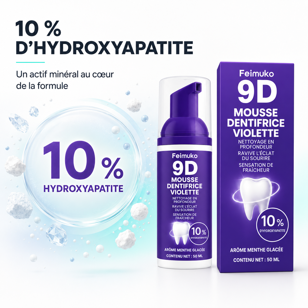 SnowViolet 9D – Blanchiment Dentaire Avancé
