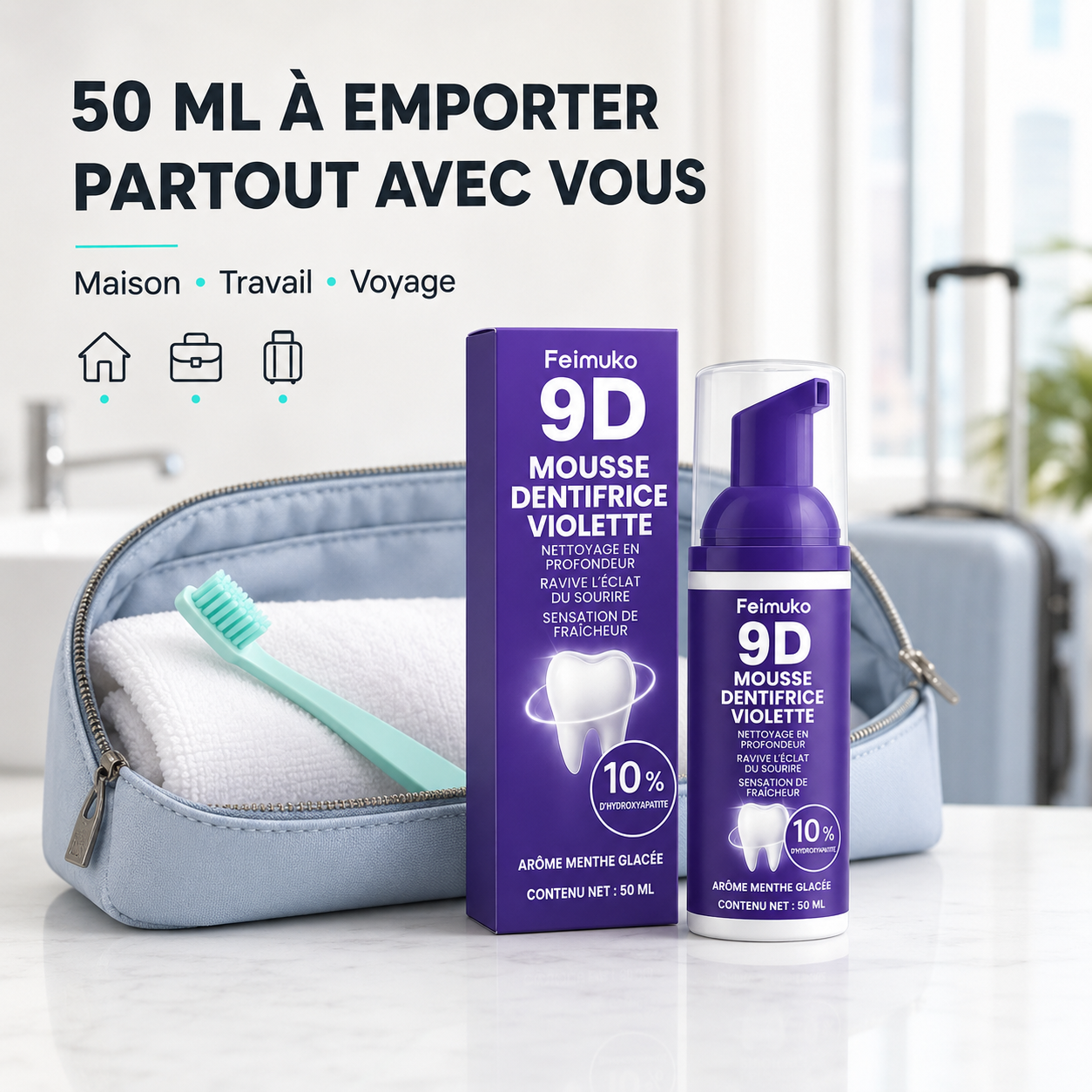 SnowViolet 9D – Blanchiment Dentaire Avancé