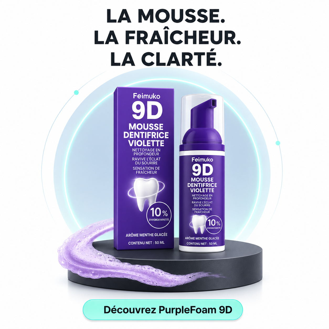 SnowViolet 9D – Blanchiment Dentaire Avancé