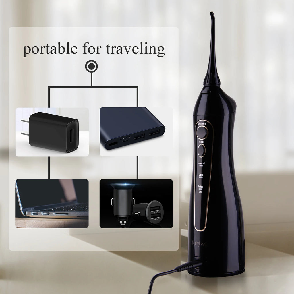 FairyJet 300 – Hydropulseur Dentaire Rechargeable 300ml