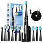 SeagoBrush USB – Brosse À Dents Électrique Rechargeable + 10 Têtes