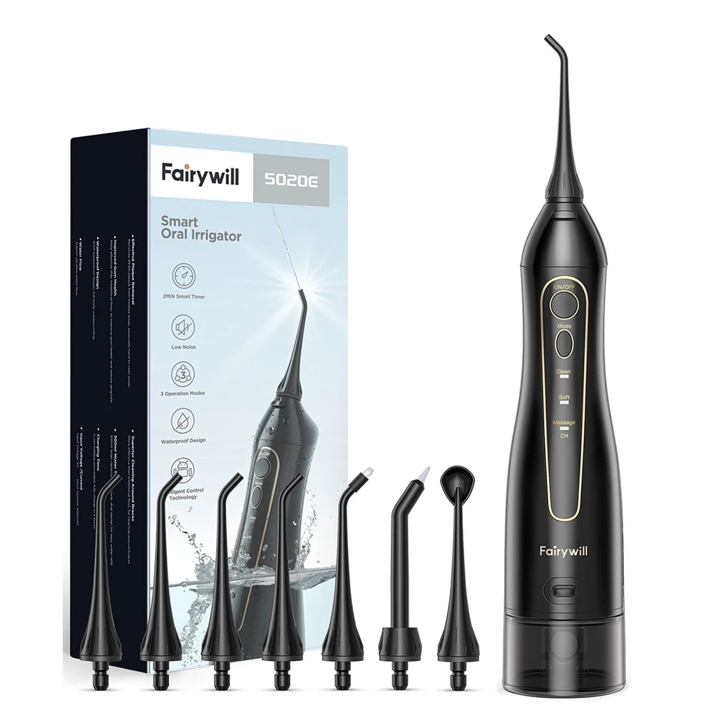 FairyJet 300 – Hydropulseur Dentaire Rechargeable 300ml