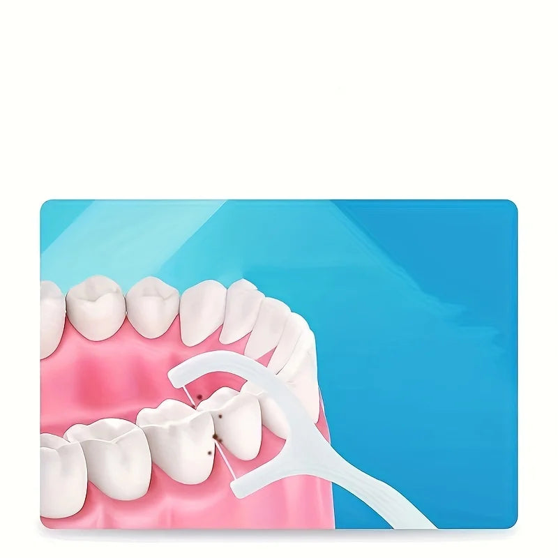 SilkFloss 50 – Fil Dentaire Jetable Portable 50 Pièces