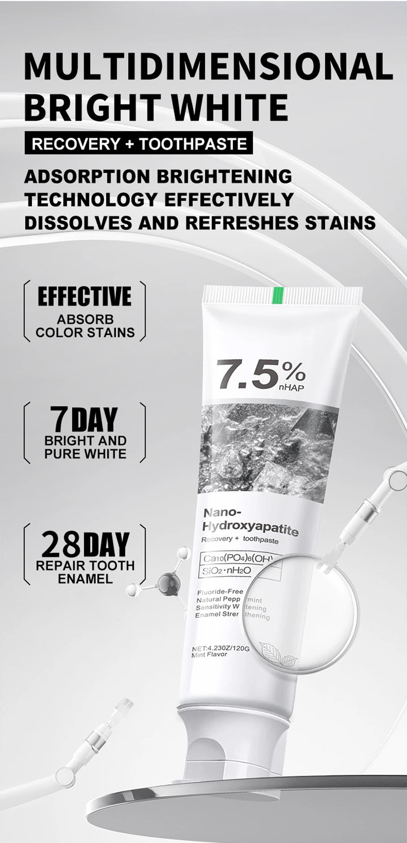 ProBioWhite – Dentifrice Probiotique Hydroxyapatite