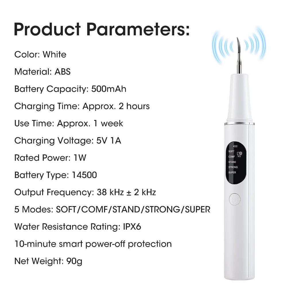 SonicScaler Pro – Détartreur Dentaire Ultrasonique Électrique