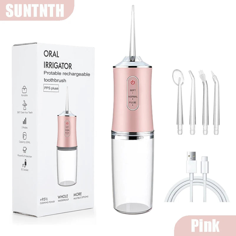 SonicJet 220 – Irrigateur Dentaire Sonique Portable 220ml