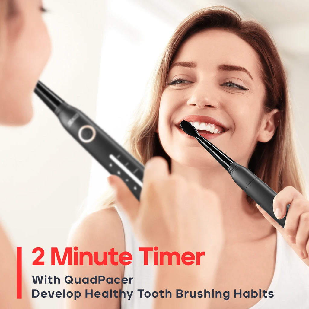 SeagoBrush USB – Brosse À Dents Électrique Rechargeable + 10 Têtes