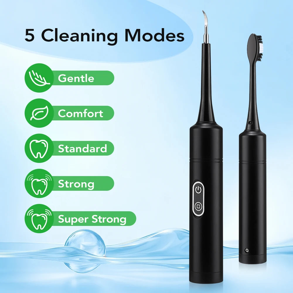 ScalerBrush 2-en-1 – Détartreur & Brosse À Dents Électrique