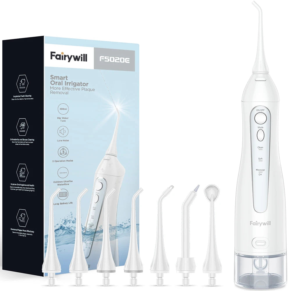 FairyJet 300 – Hydropulseur Dentaire Rechargeable 300ml