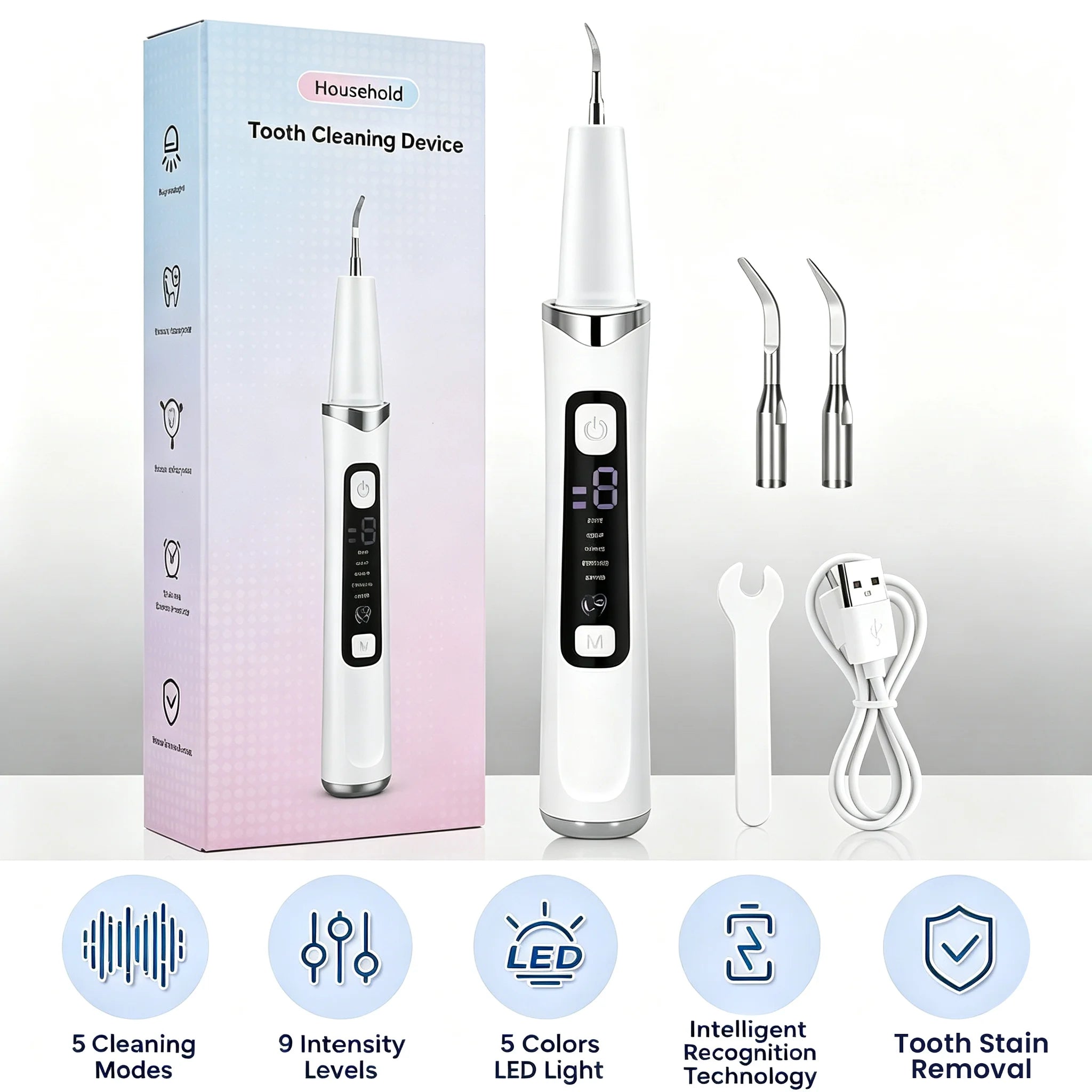 SonicScaler Pro – Détartreur Dentaire Ultrasonique Électrique