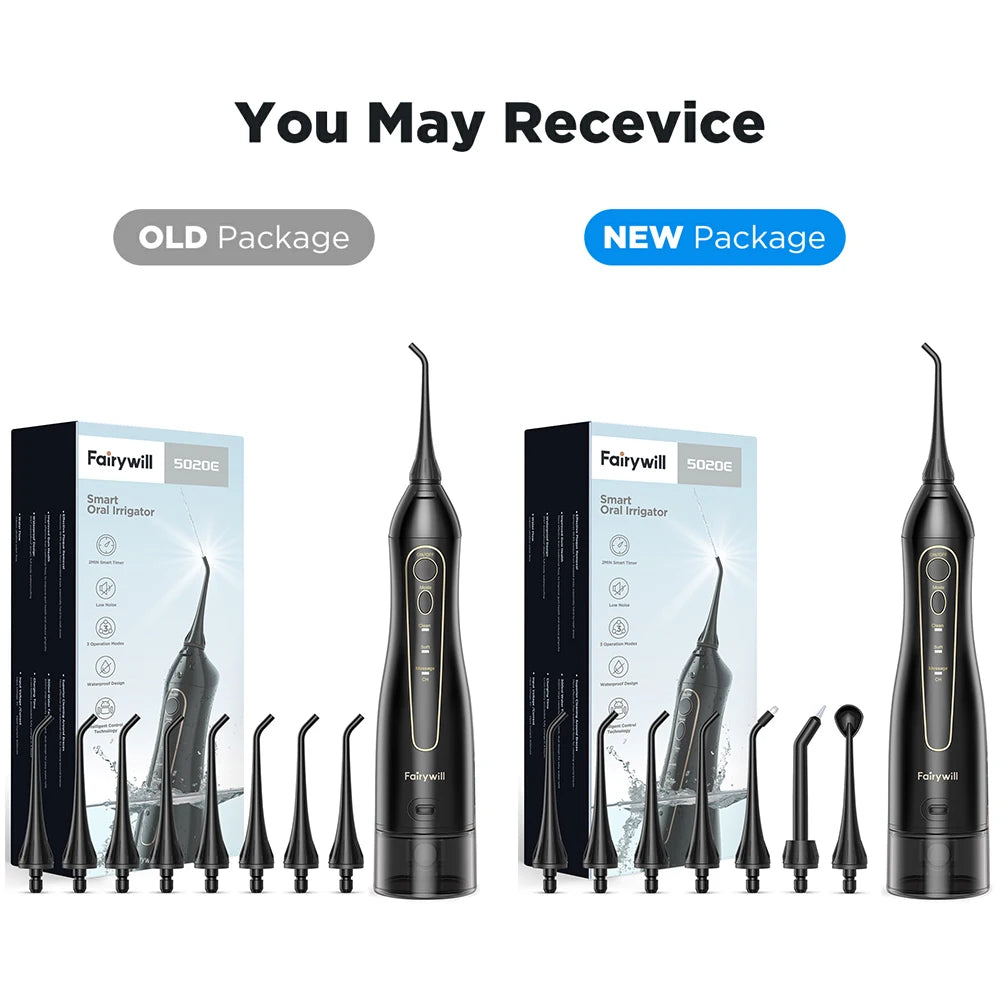 FairyJet 300 – Hydropulseur Dentaire Rechargeable 300ml