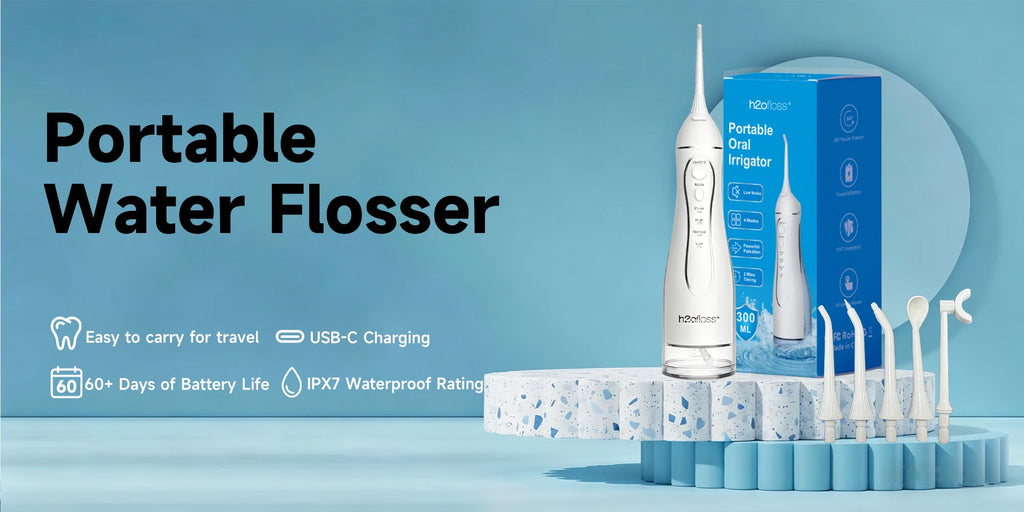 H2oFloss Pro – Hydropulseur 300ml 140PSI 5 Modes USB