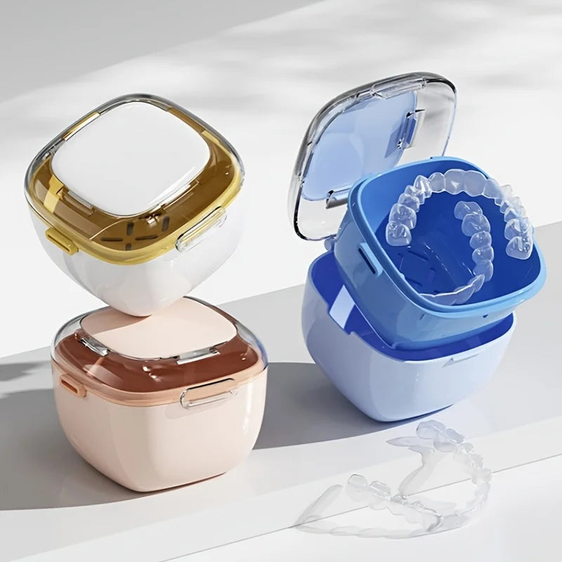DentureBox Pro – Boîte Portable de Protection Pour Prothèses Dentaires