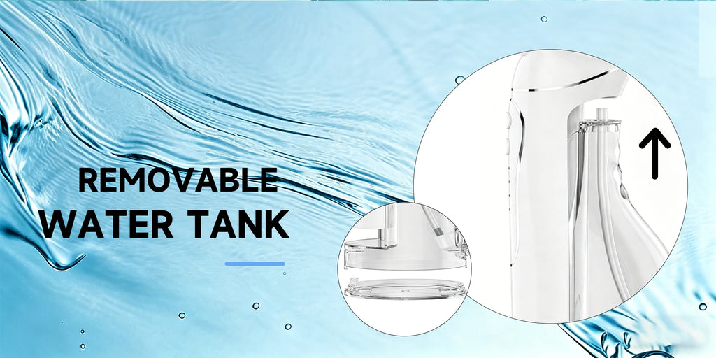 H2oFloss Max – Hydropulseur Premium 300ml 140PSI Détartrage