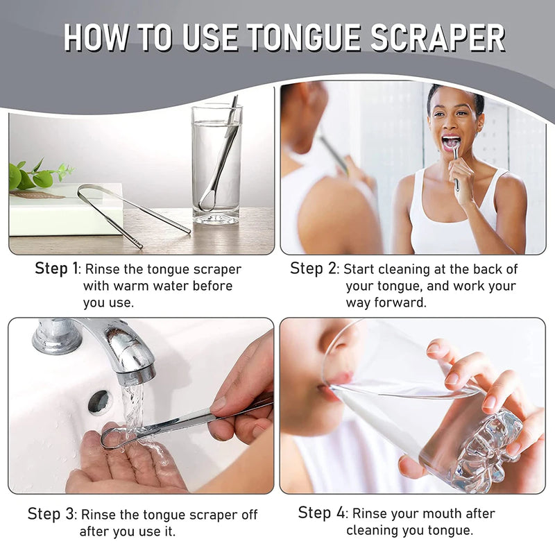 ClaryTongue – Gratte-Langue en Acier Inoxydable