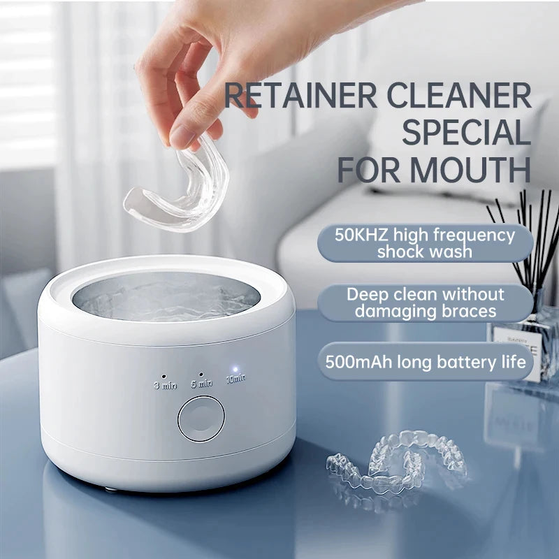 SonicDenture – Appareil Nettoyage Sonique USB Pour Prothèses Dentaires