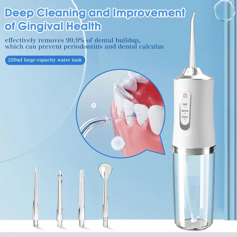 SonicJet 220 – Irrigateur Dentaire Sonique Portable 220ml
