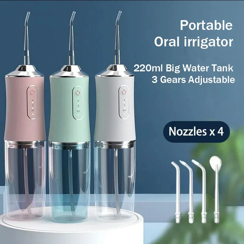 SonicJet 220 – Irrigateur Dentaire Sonique Portable 220ml