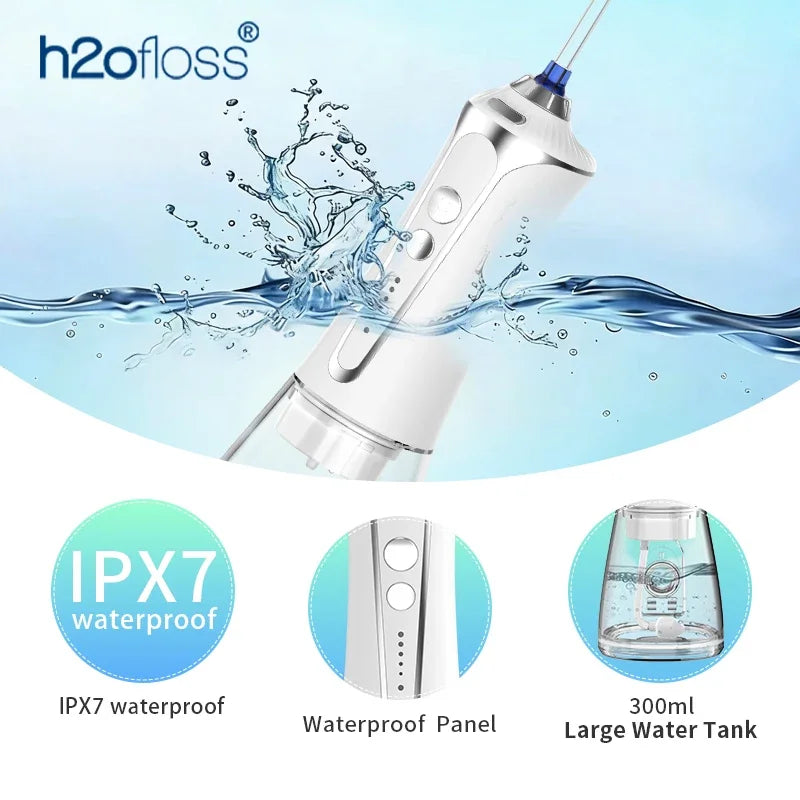 H2oFloss 2-en-1 – Irrigateur Portable Dentaire & Nasal