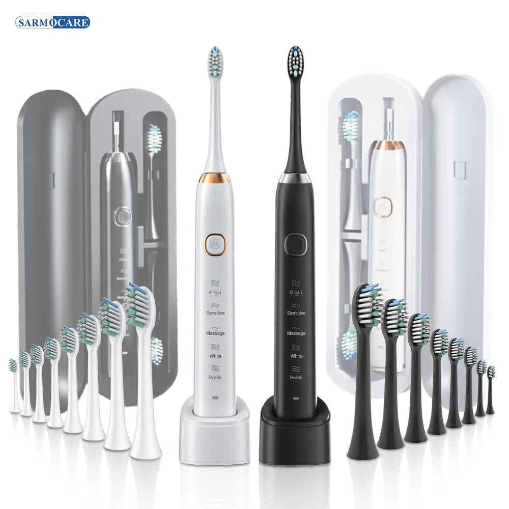 SarmoSmile S100 – Brosse À Dents Sonique Ultrasonique Blanchissante