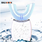 SilicoBrush 360 – Brosse À Dents Électrique Sonique Type U Silicone