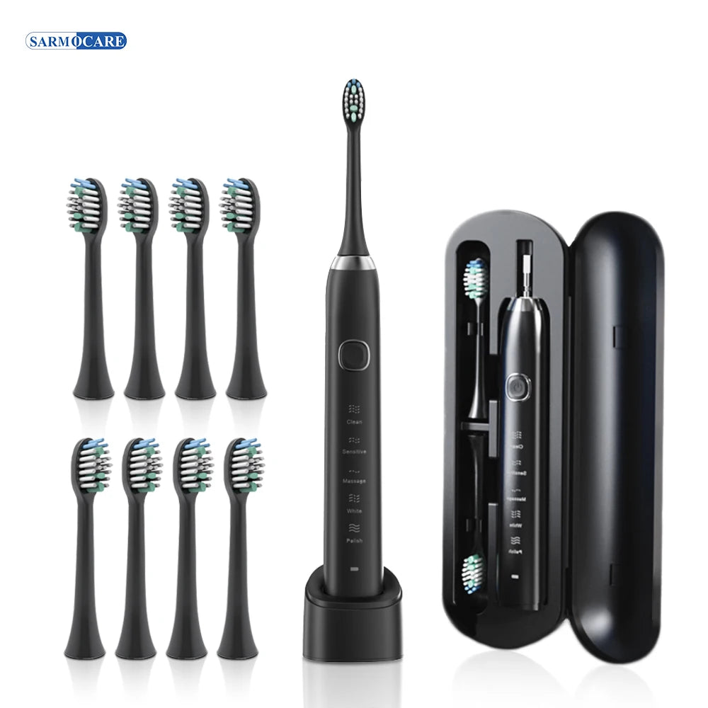SarmoSmile S100 – Brosse À Dents Sonique Ultrasonique Blanchissante