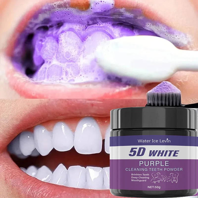 VioletClean – Poudre Nettoyante Dentaire Violette