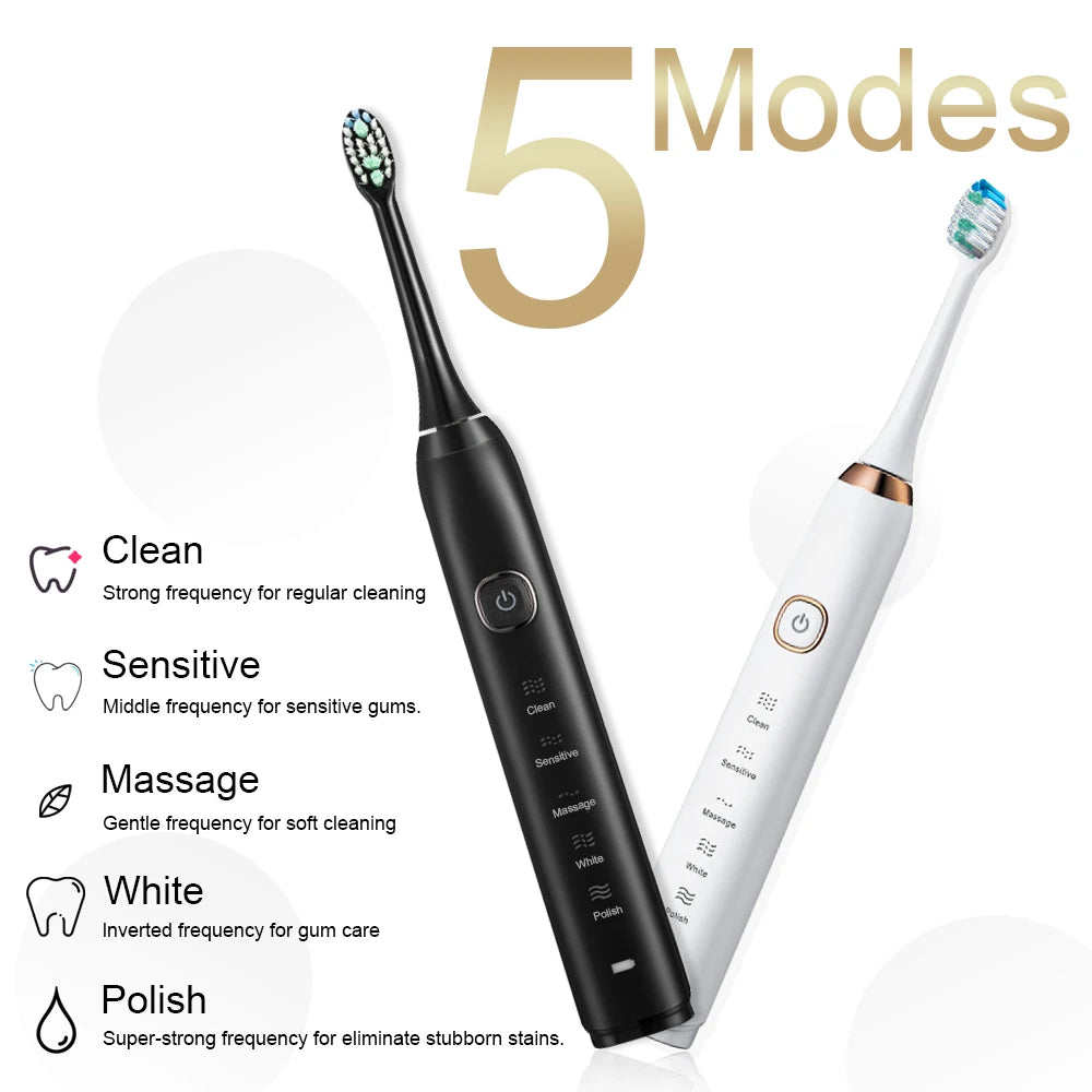 SarmoSmile S100 – Brosse À Dents Sonique Ultrasonique Blanchissante