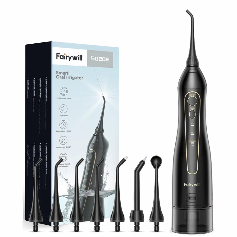 FairyJet 300 – Hydropulseur Dentaire Rechargeable 300ml