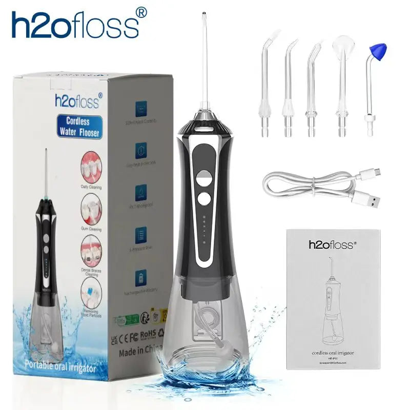 H2oFloss 2-en-1 – Irrigateur Portable Dentaire & Nasal