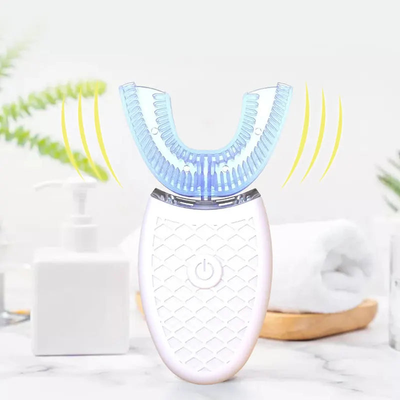 SilicoBrush 360 – Brosse À Dents Électrique Sonique Type U Silicone